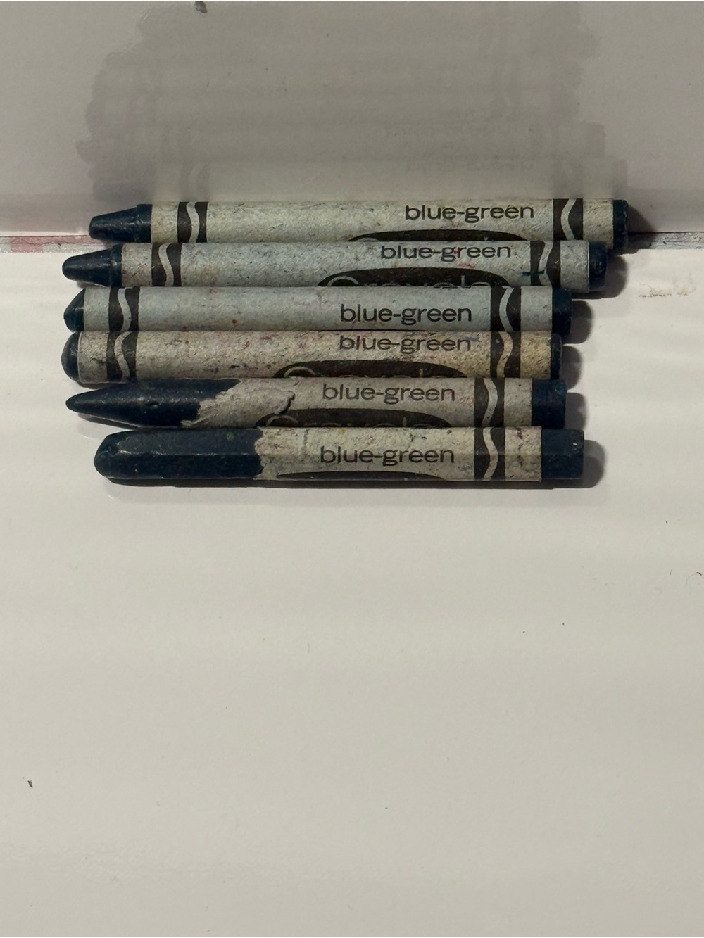 Blue-Green Crayola 6!  Binney & Smith Vintage Retired Discontinued RARE Color